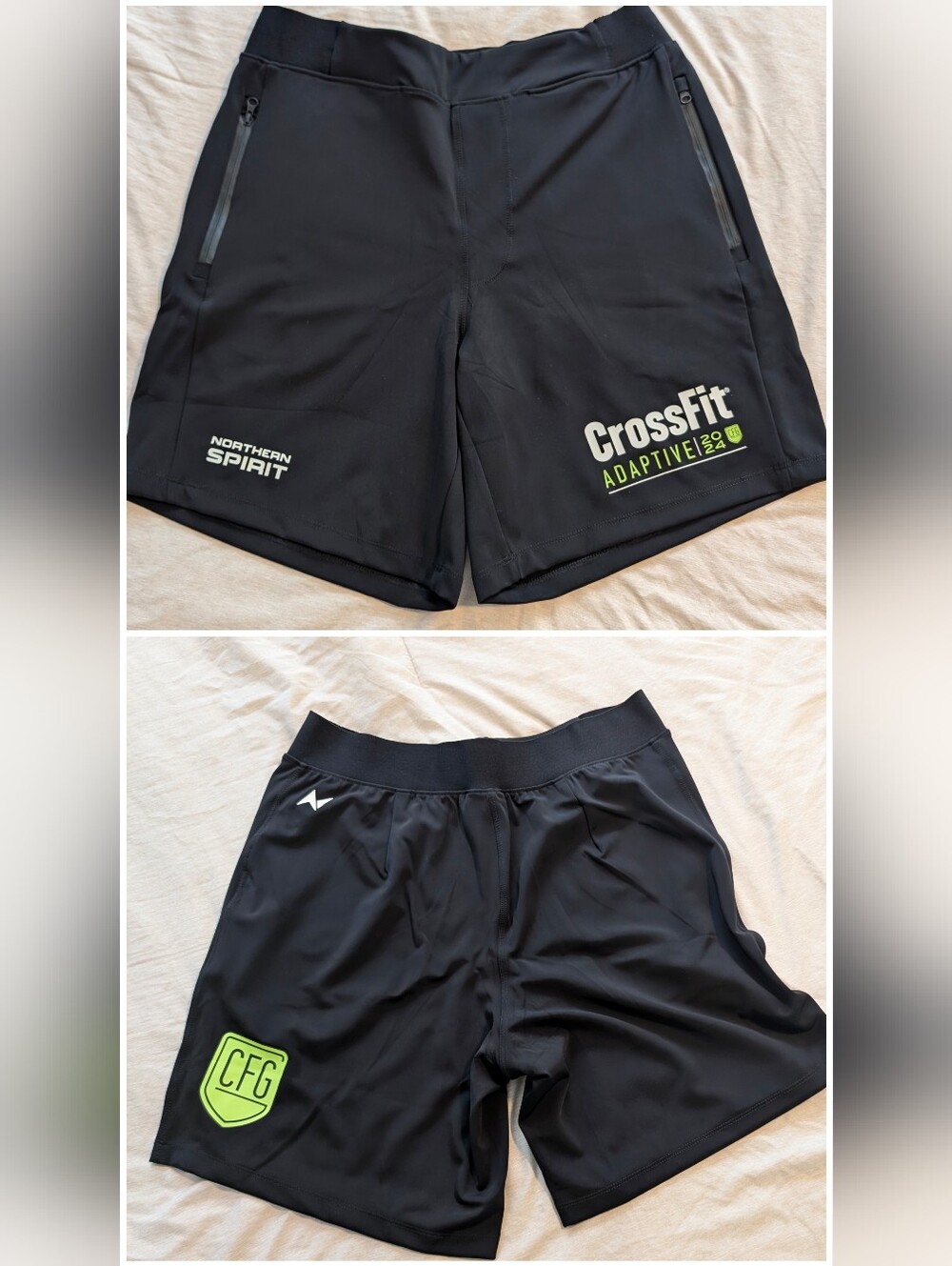 CrossFit Adaptive Black Men's Workout Shorts